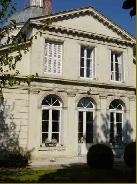 Neo-classical facade in blere, indre et loire